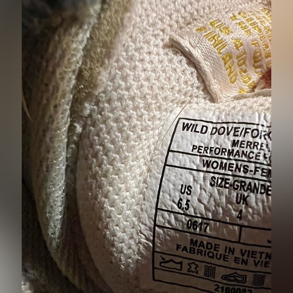 Merrell Solo Air Cushion Wild Dove/Forget Me Not Women’s Low Hiker Sz 6.5 Blue - Picture 9 of 11